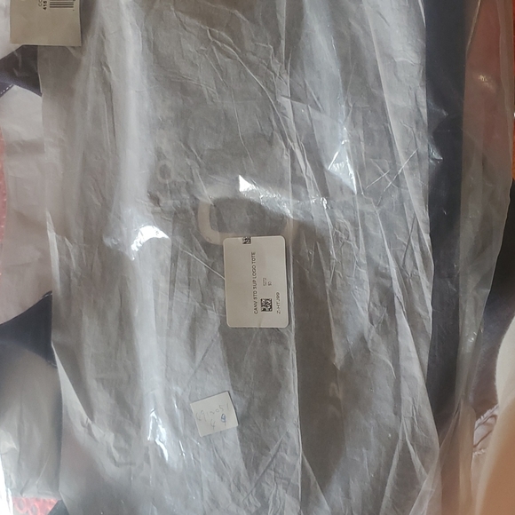 Marc jacobs hp 2025 navy blue  cotton  logo tote bagged  warranty taile large - Picture 9 of 11